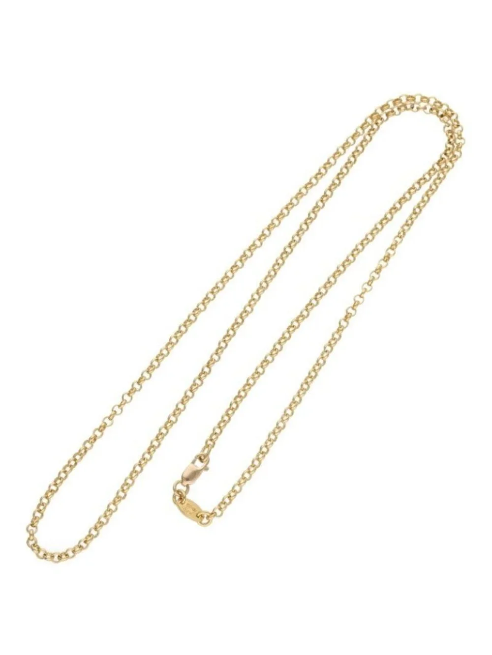 Chrome Hearts 22K Neckchain Roll Chain Gold Necklace